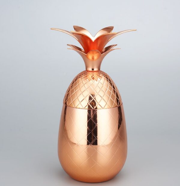 Creative Pineapple Tumbler Cocktail Cups Cups Stainless Steel Beer Cups Cocktail Drinking Bar Tool - Image 2