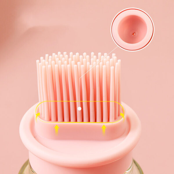 Portable Oil Bottle with Brush Silicone Barbecue Liquid Gadgets High-temperature Kitchen Baking Pastry Barbecue BBQ Tool - Image 5
