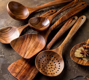 Kitchenware Set Household Non-stick Cookware Wooden Spoon