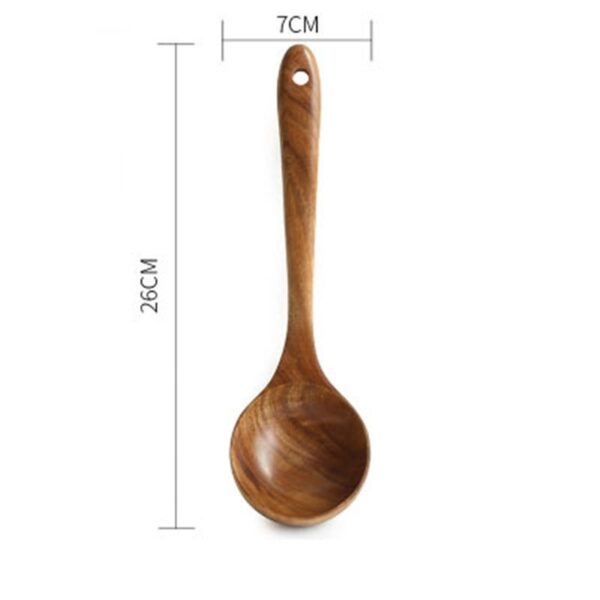Kitchenware Set Household Non-stick Cookware Wooden Spoon - Image 5