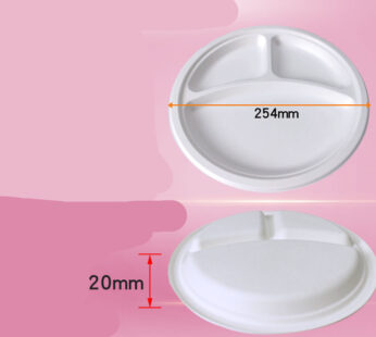Eco-friendly Thickened Secondary Paper Plate, Barbecue Meal Paper Plate