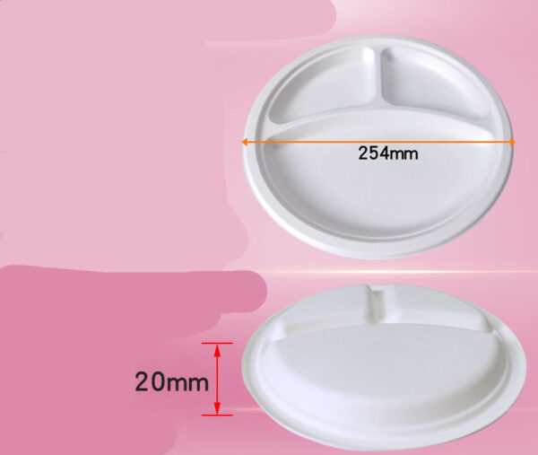 Eco-friendly Thickened Secondary Paper Plate, Barbecue Meal Paper Plate