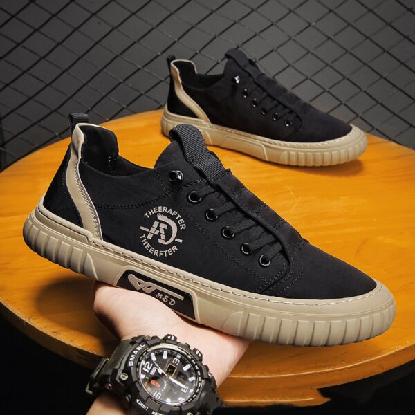Men Sneakers Casual Walking Slip On Flats Shoes - Image 6