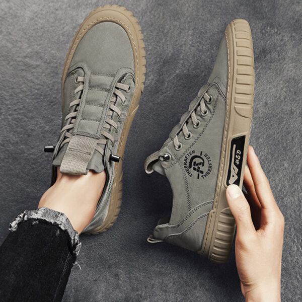 Men Sneakers Casual Walking Slip On Flats Shoes - Image 5