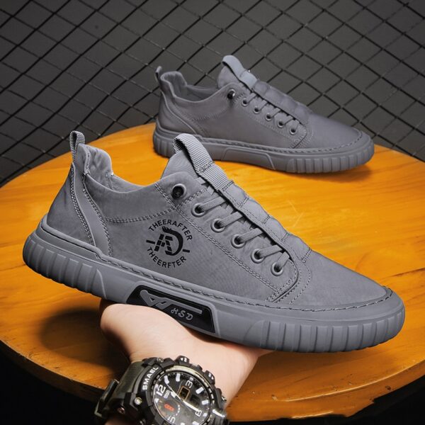 Men Sneakers Casual Walking Slip On Flats Shoes - Image 8
