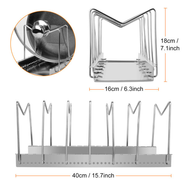 Kitchen storage rack - Image 4
