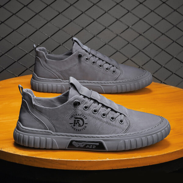 Men Sneakers Casual Walking Slip On Flats Shoes - Image 9
