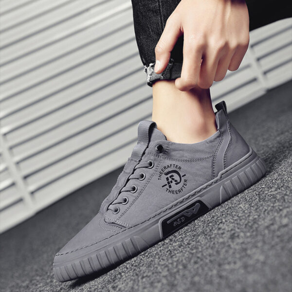 Men Sneakers Casual Walking Slip On Flats Shoes - Image 4