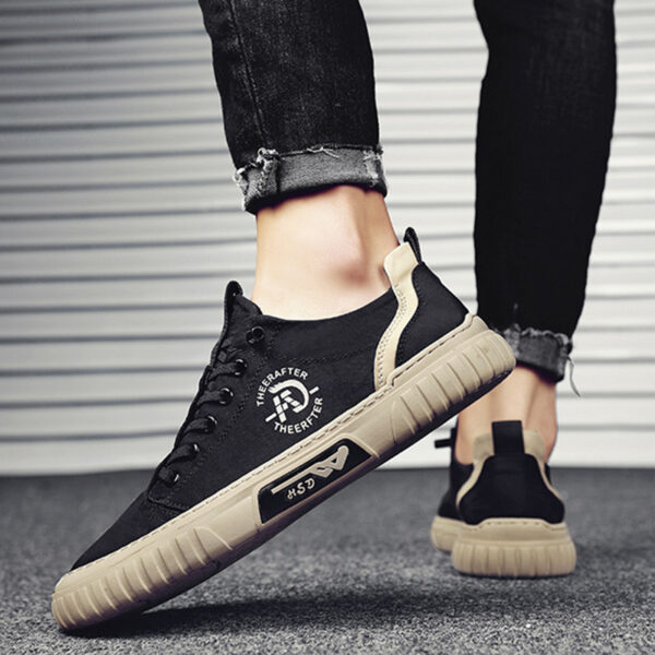 Men Sneakers Casual Walking Slip On Flats Shoes - Image 2